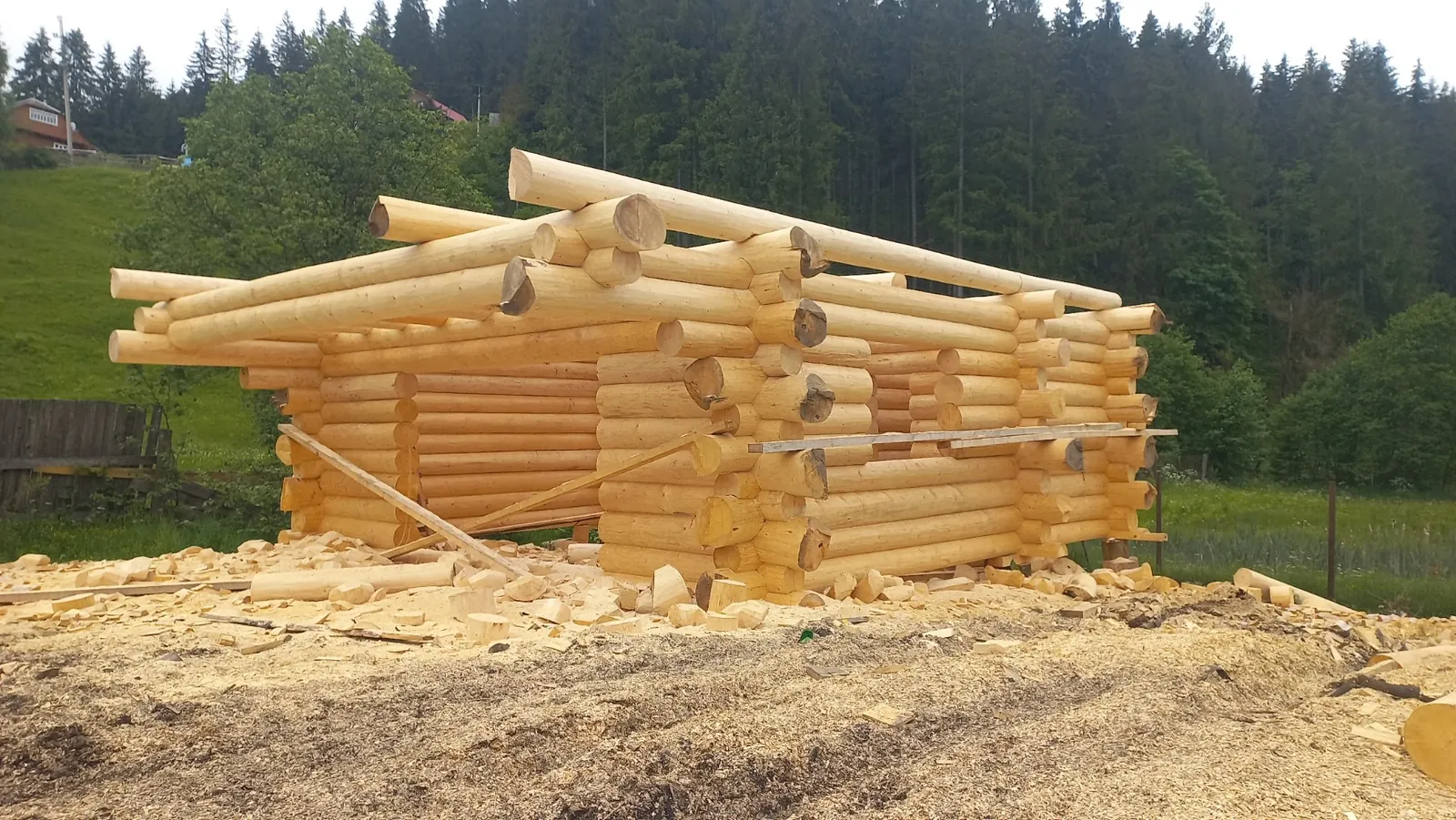 Postavený srub