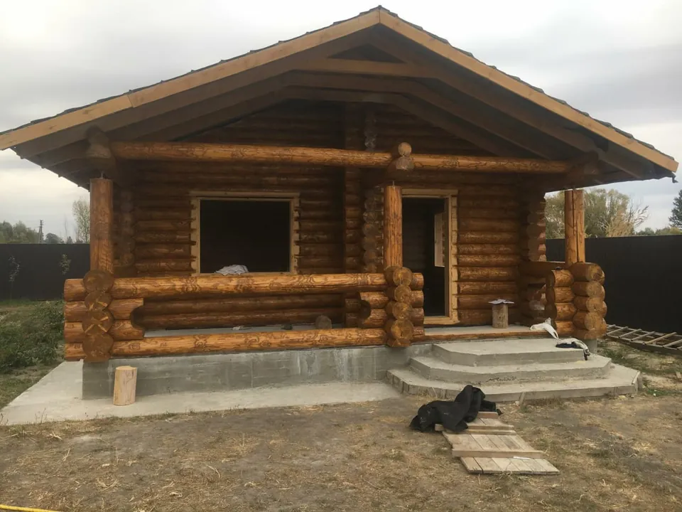 Interiér srubu