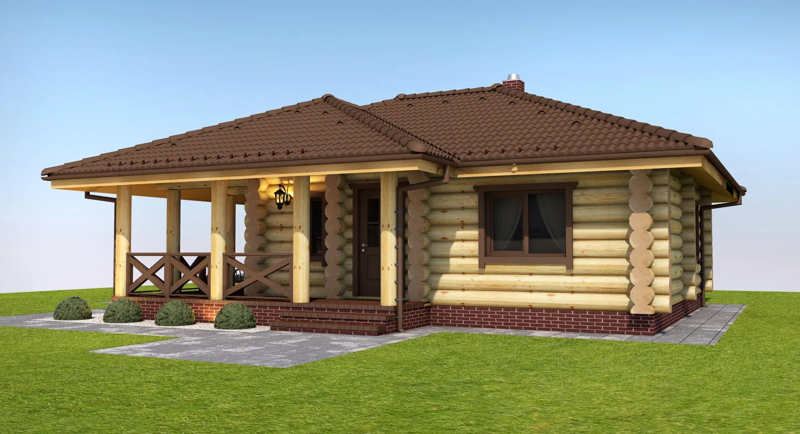 Будинок-баня ECO_DZ-AD_05, візуалізація