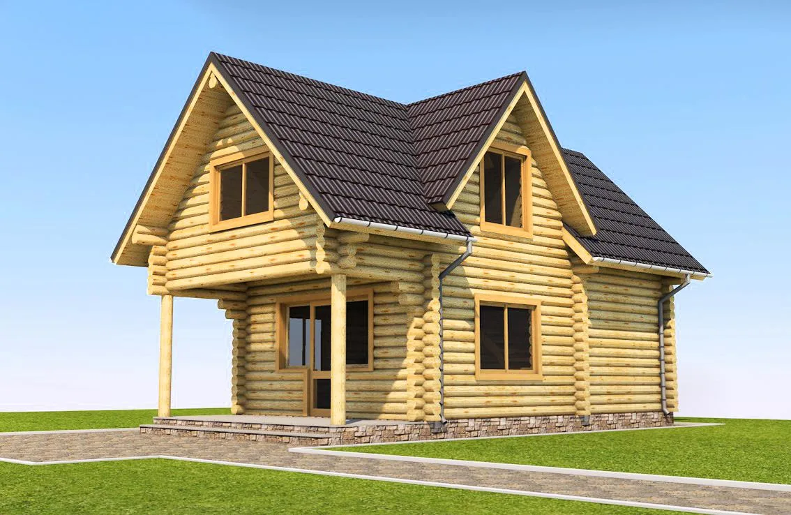Будинок-баня ECO_DZ-AD_12, візуалізація
