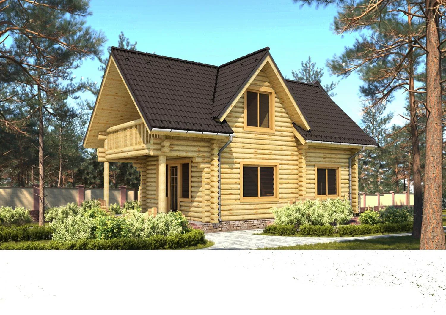 Будинок-баня ECO_DZ-AD_15, візуалізація